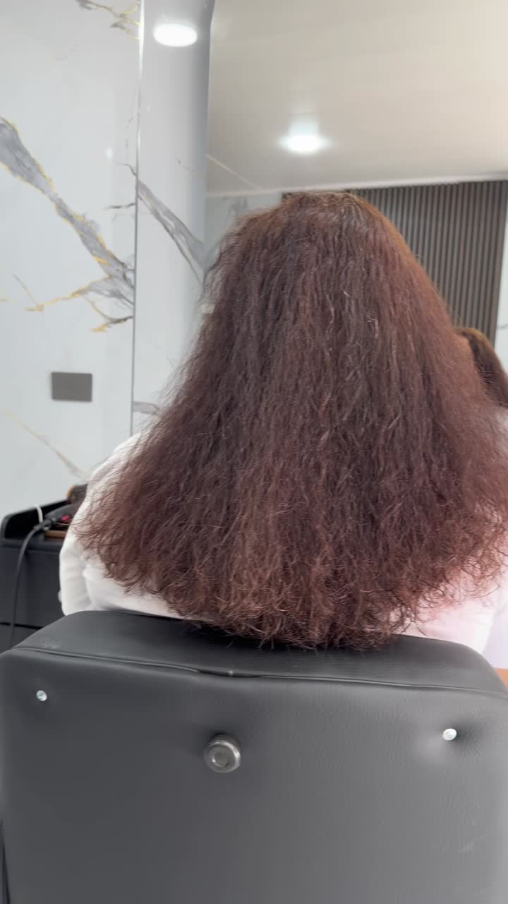 Cabello antes del tratamiento capilar